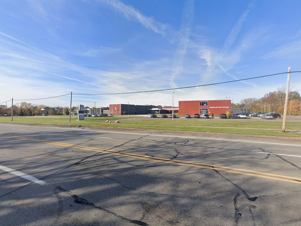 Romulus Senior High School in Romulus